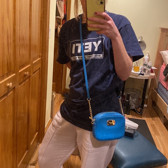 Michael Kora teal/ blue cross body - Picture 5 of 5